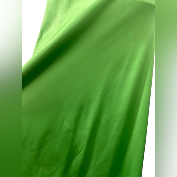 Lime green prom dress with beaded diamonds/ green formal dress/ by Coli Couture - Picture 13 of 16